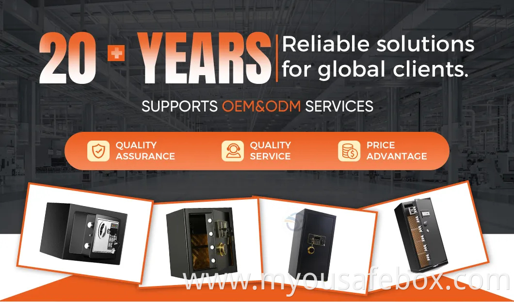 Luxury Fireproof Home Safe with Single Door Fingerprint Access